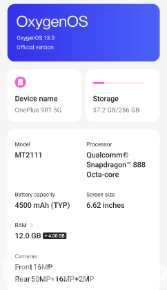 OnePlus 9RT